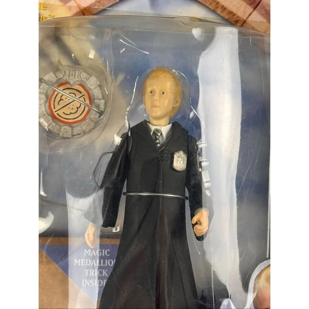 Harry Potter & The Sorcerer's Stone Draco Malfoy Slytherin Figure/NIB 2001
